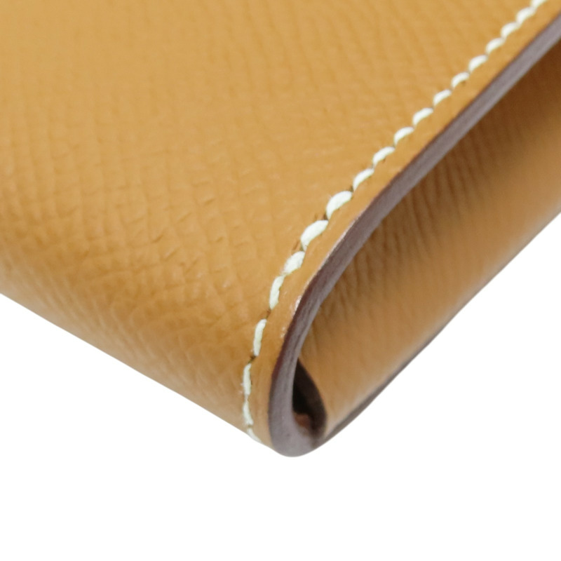 焦糖色 Epsom牛皮 Chaine d'Ancre To Go 肩背包 銀扣 B刻【HERMES 愛馬仕】 H084021CK-14