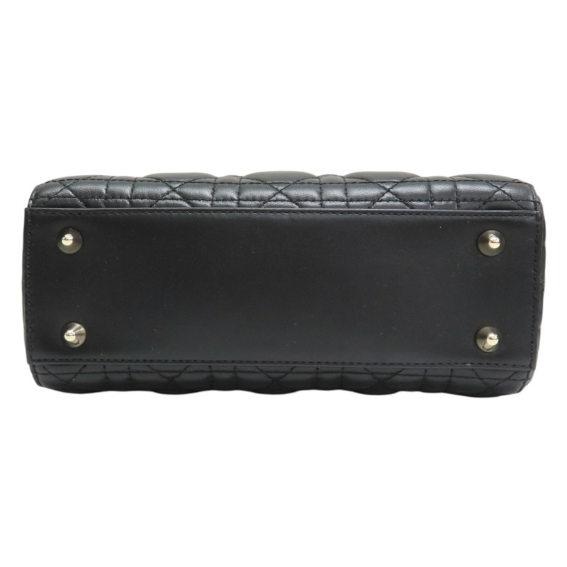 黑色羊皮 Lady Dior My ABCDior 小型 兩用包 M0538ONGE【Dior 迪奧】 M0538ONGE-3