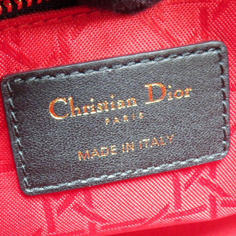 黑色羊皮 Lady Dior My ABCDior 小型 兩用包 M0538ONGE【Dior 迪奧】 M0538ONGE-6