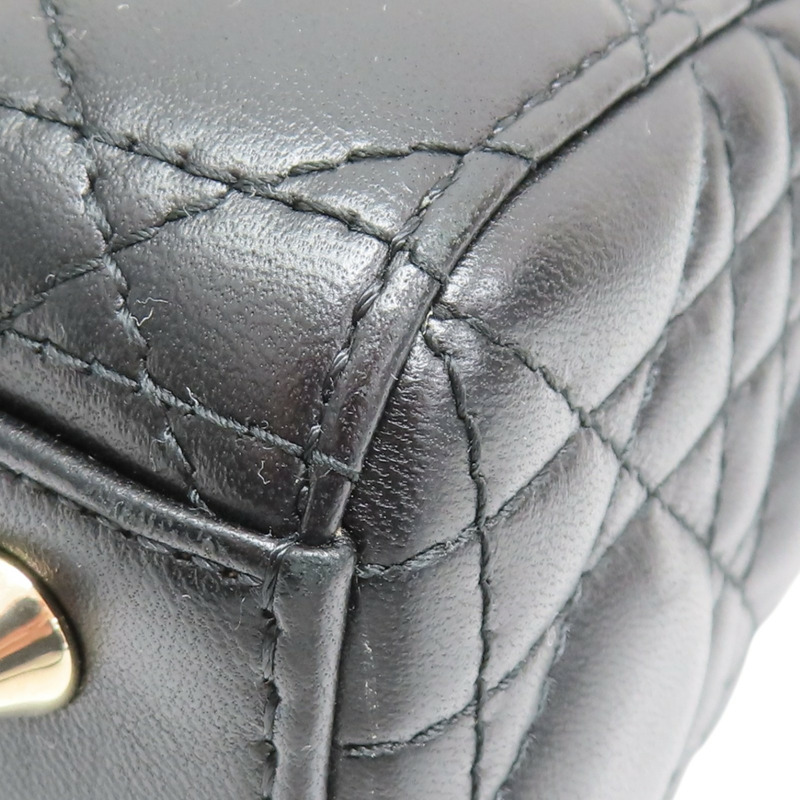 黑色羊皮 Lady Dior My ABCDior 小型 兩用包 M0538ONGE【Dior 迪奧】 M0538ONGE-10