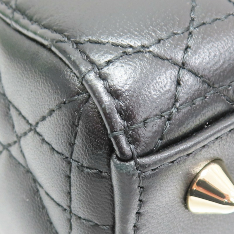 黑色羊皮 Lady Dior My ABCDior 小型 兩用包 M0538ONGE【Dior 迪奧】 M0538ONGE-11