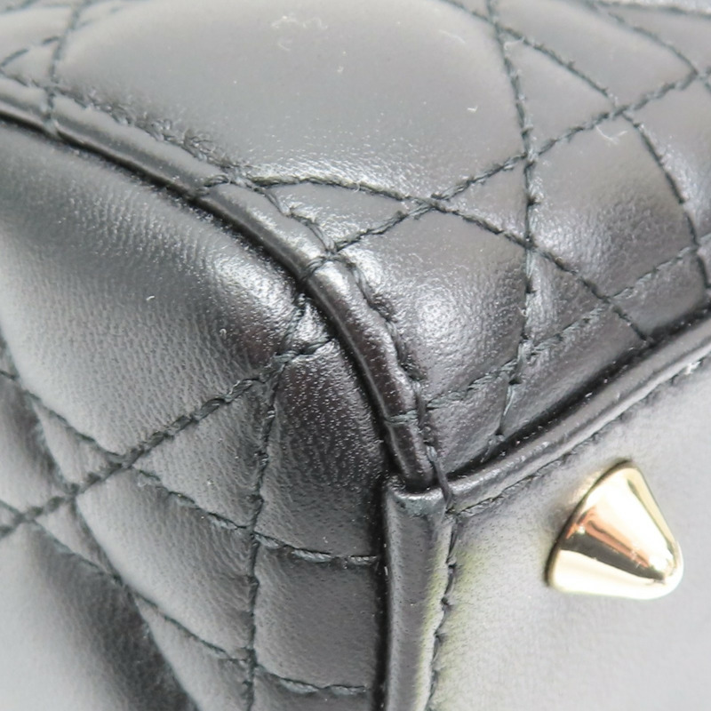 黑色羊皮 Lady Dior My ABCDior 小型 兩用包 M0538ONGE【Dior 迪奧】 M0538ONGE-13