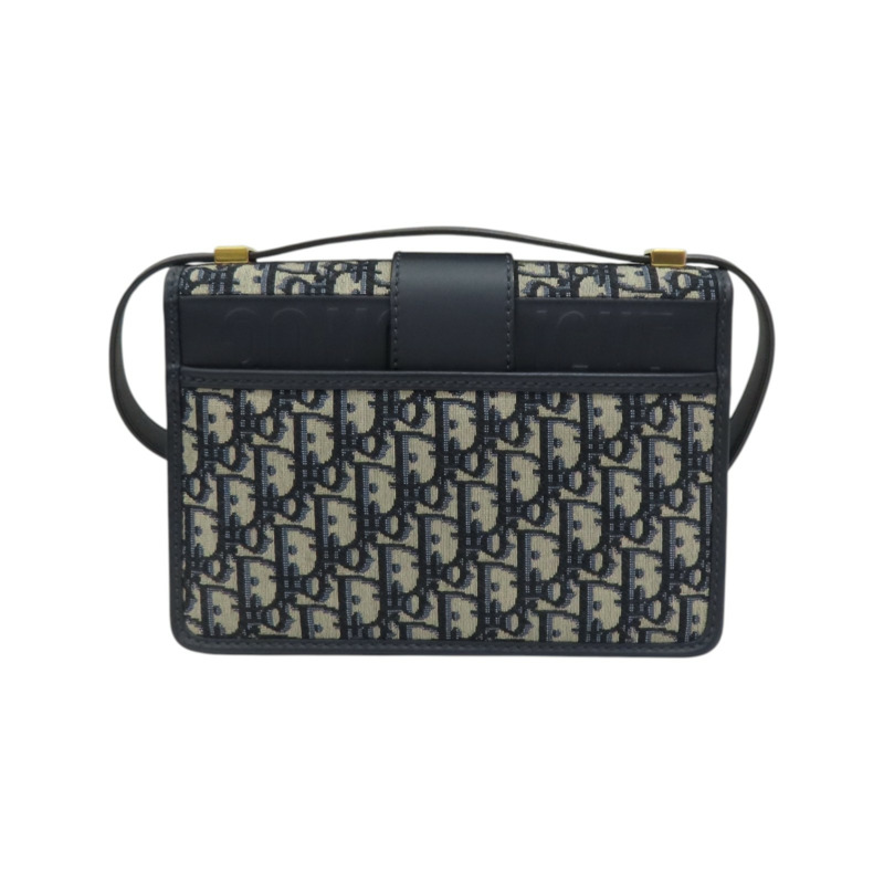 藍色 牛皮 提花帆布 30 Montaigne 肩背包【Dior 迪奧 】 M9203UTZQ-1