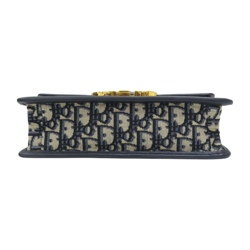 藍色 牛皮 提花帆布 30 Montaigne 肩背包【Dior 迪奧 】 M9203UTZQ-3