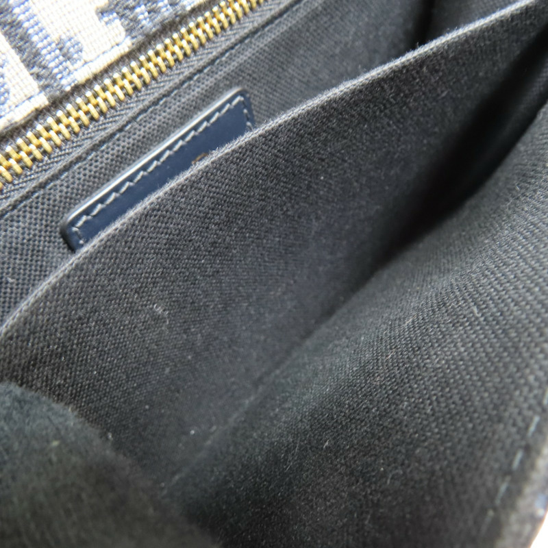 藍色 牛皮 提花帆布 30 Montaigne 肩背包【Dior 迪奧 】 M9203UTZQ-5