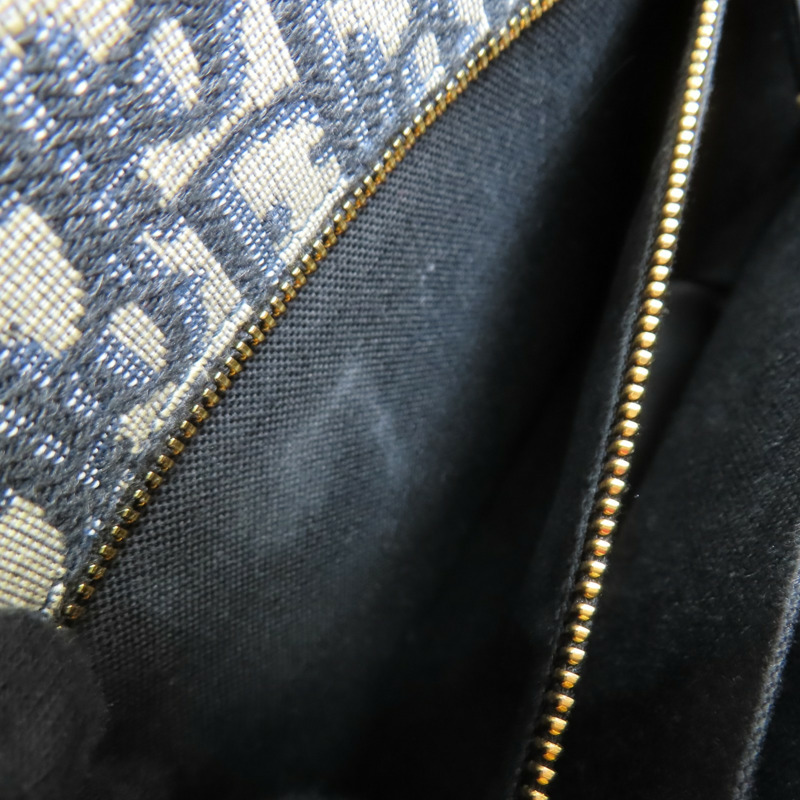 藍色 牛皮 提花帆布 30 Montaigne 肩背包【Dior 迪奧 】 M9203UTZQ-6