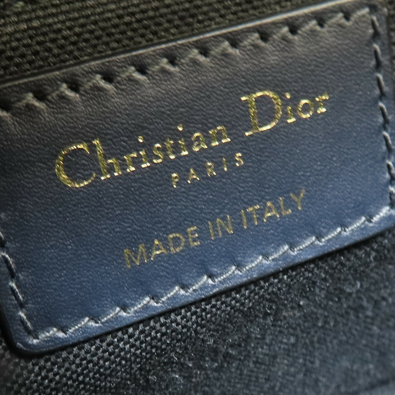 藍色 牛皮 提花帆布 30 Montaigne 肩背包【Dior 迪奧 】 M9203UTZQ-8