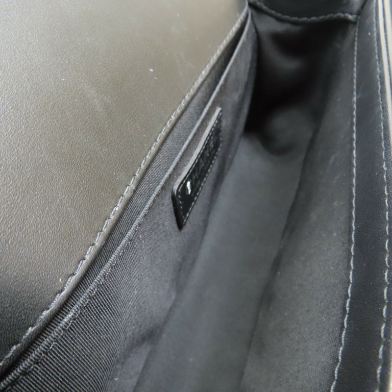 黑色 羊皮 Boy 25 亮片款 肩背包(無卡)【CHANEL 香奈兒】 A67086-4