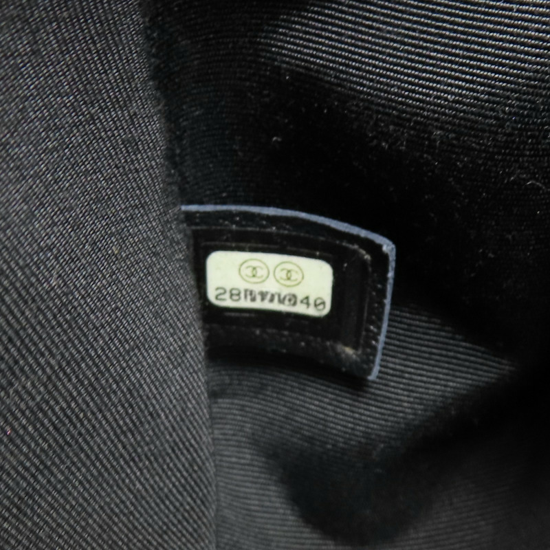 黑色 羊皮 Boy 25 亮片款 肩背包(無卡)【CHANEL 香奈兒】 A67086-7