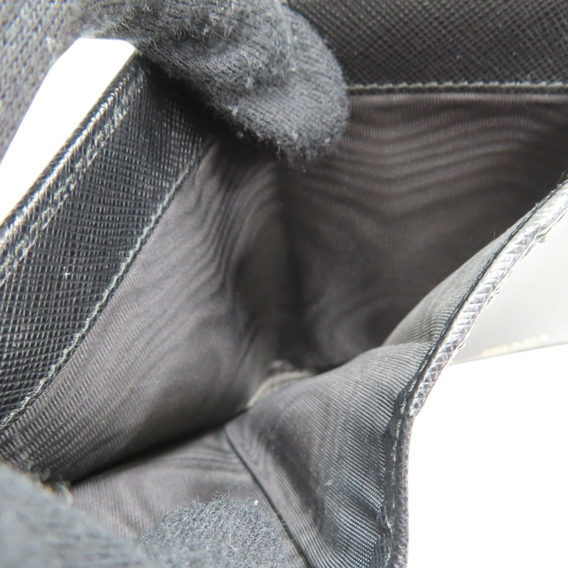 黑色牛皮 扣式 短夾 1ML023【PRADA 普拉達】 1ML023-5