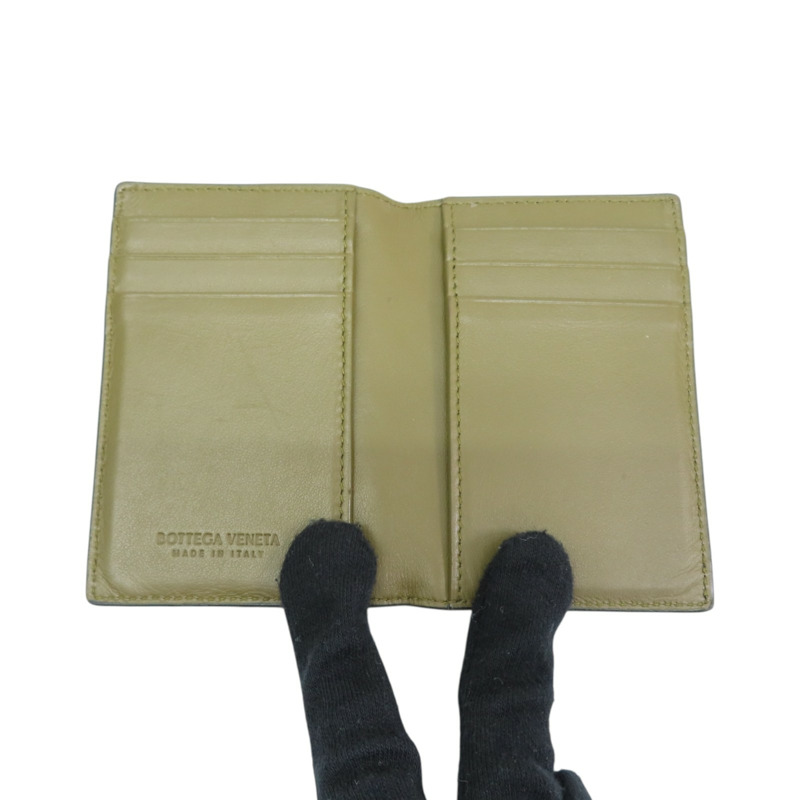 黑色 編織牛皮 卡夾 名片夾 749417VCPQ6【BOTTEGA VENETA BV 寶緹嘉】 749417VCPQ6-4