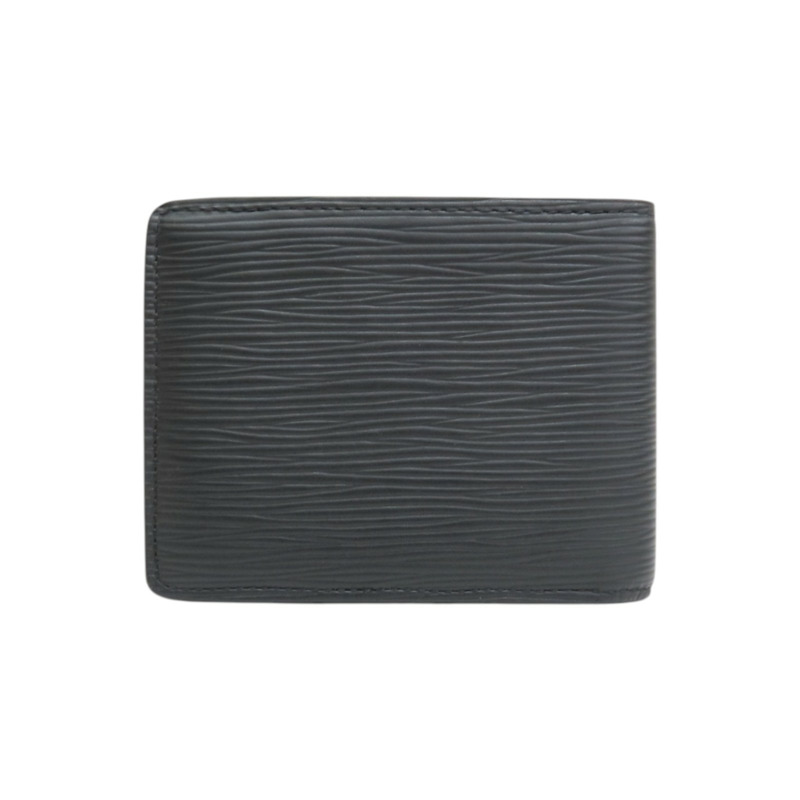 黑色牛皮 EPI水波紋 Multiple 兩折 短夾 M60332【LOUIS VUITTON LV 路易威登】 M60332-1