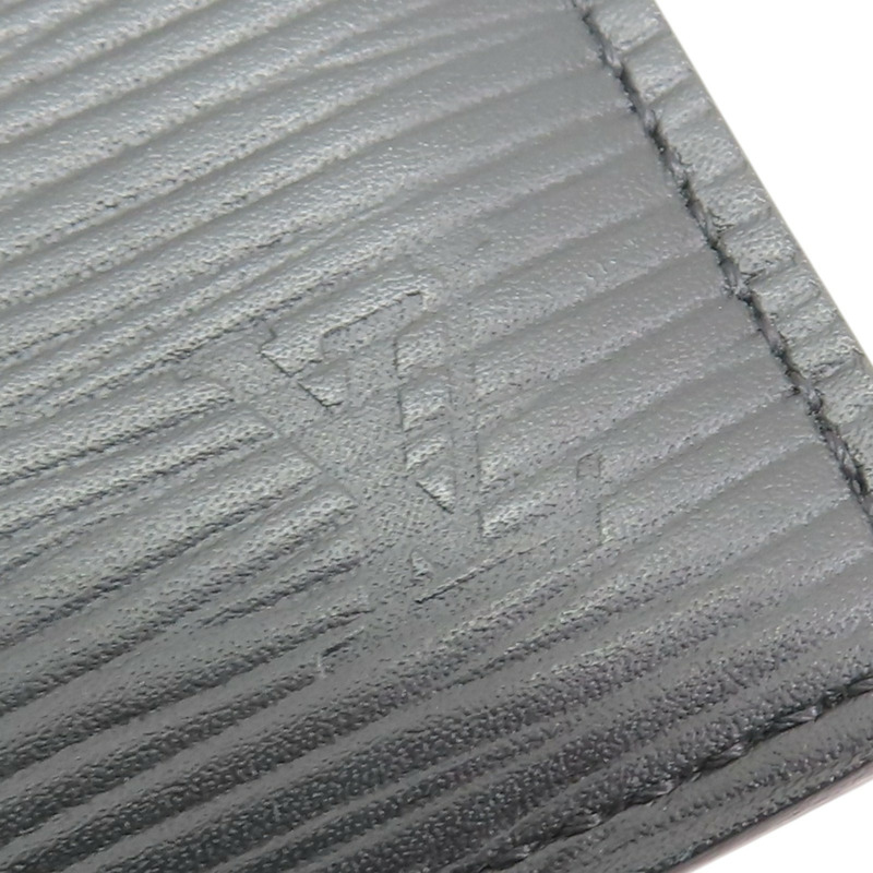 黑色牛皮 EPI水波紋 Multiple 兩折 短夾 M60332【LOUIS VUITTON LV 路易威登】 M60332-8