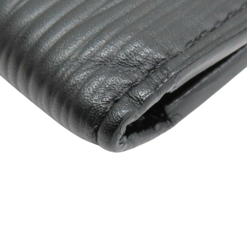 黑色牛皮 EPI水波紋 Multiple 兩折 短夾 M60332【LOUIS VUITTON LV 路易威登】 M60332-10