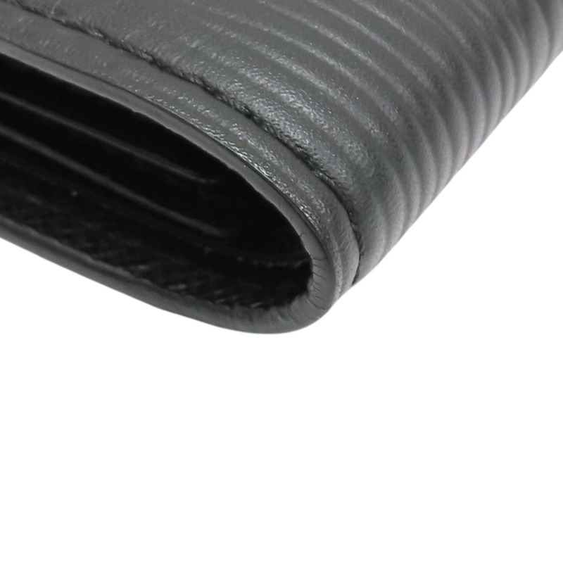 黑色牛皮 EPI水波紋 Multiple 兩折 短夾 M60332【LOUIS VUITTON LV 路易威登】 M60332-11