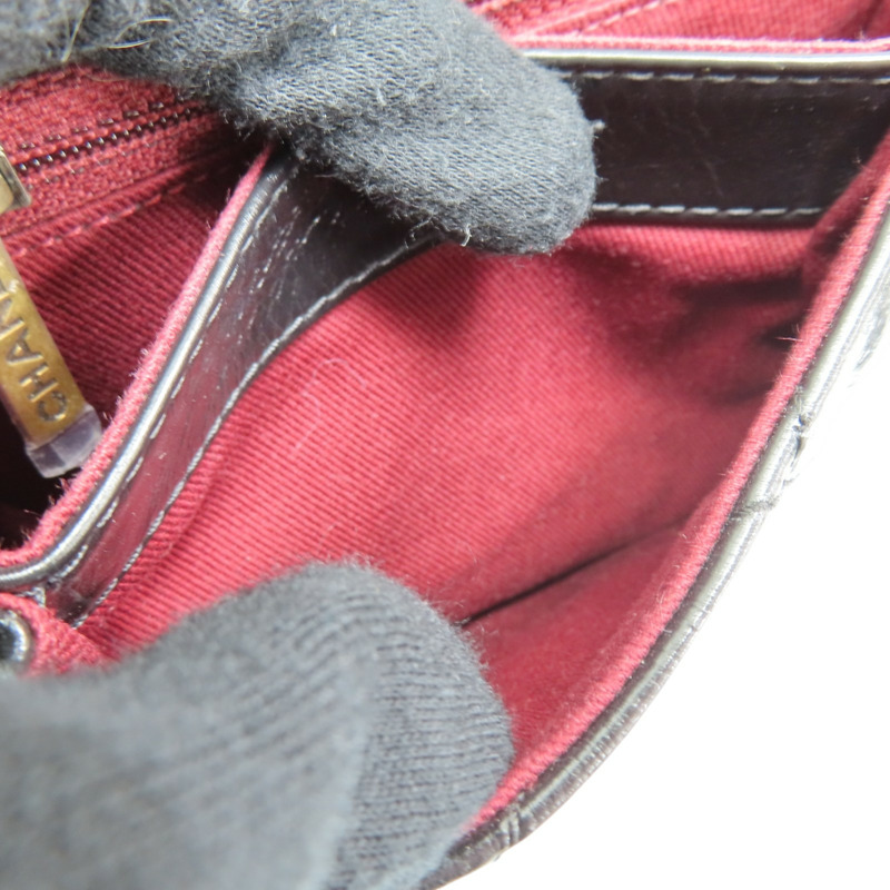 黑色牛皮 Half Moon 鍊帶 肩背包 A94759【CHANEL 香奈兒】 A94759-5