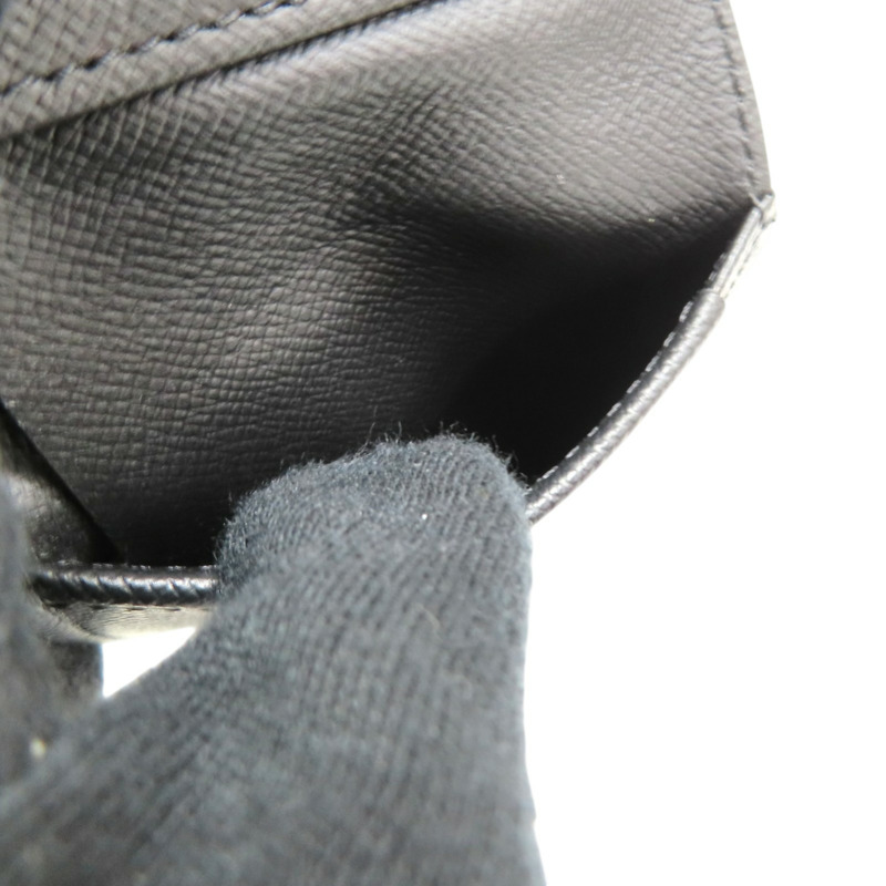 黑色 原花帆布 Multiple 兩折 短夾 M61695【LOUIS VUITTON LV 路易威登】 M61695-7