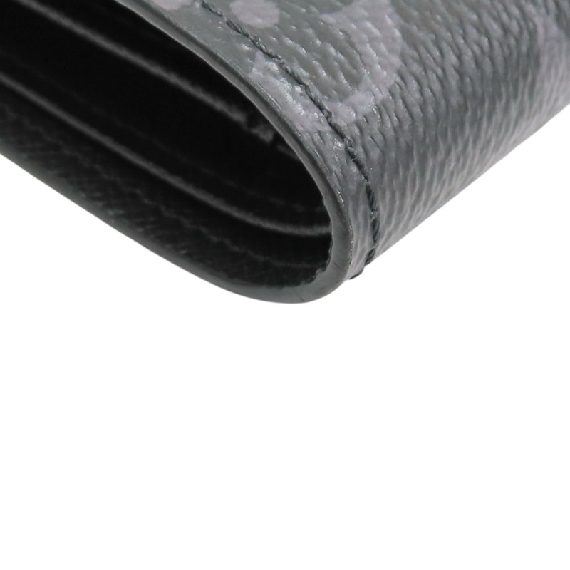 黑色 原花帆布 Multiple 兩折 短夾 M61695【LOUIS VUITTON LV 路易威登】 M61695-11