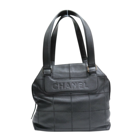 黑色牛皮 Chocolate bar 手提包【CHANEL 香奈兒】