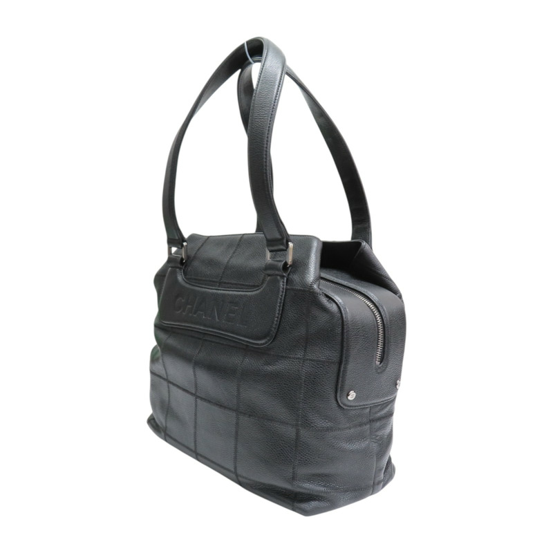 黑色牛皮 Chocolate bar 手提包【CHANEL 香奈兒】-2