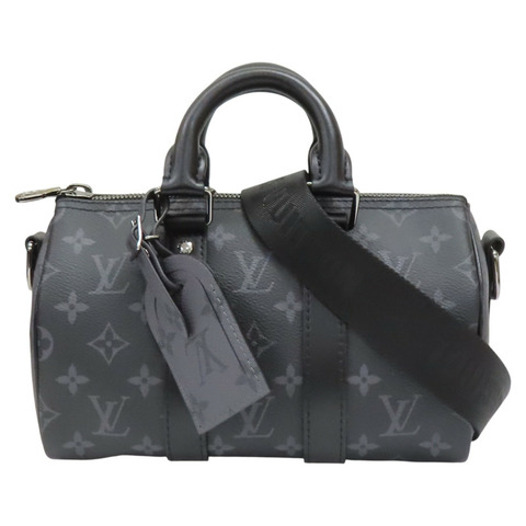 黑色 原花帆布 Keepall Bandouliere 25 兩用包 M46271【LOUIS VUITTON LV 路易威登】 M46271