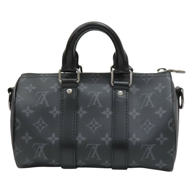 黑色 原花帆布 Keepall Bandouliere 25 兩用包 M46271【LOUIS VUITTON LV 路易威登】 M46271-1