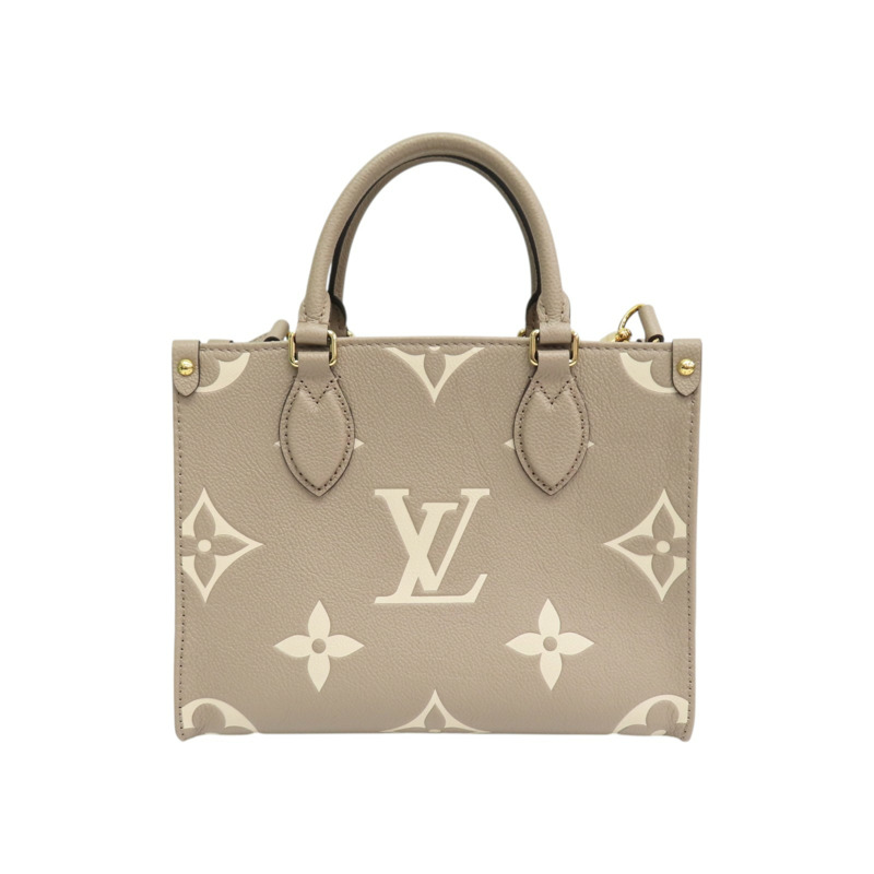 斑鳩灰色 牛皮 OnTheGo PM 兩用包 M45779【LOUIS VUITTON LV 路易威登】 M45779-1