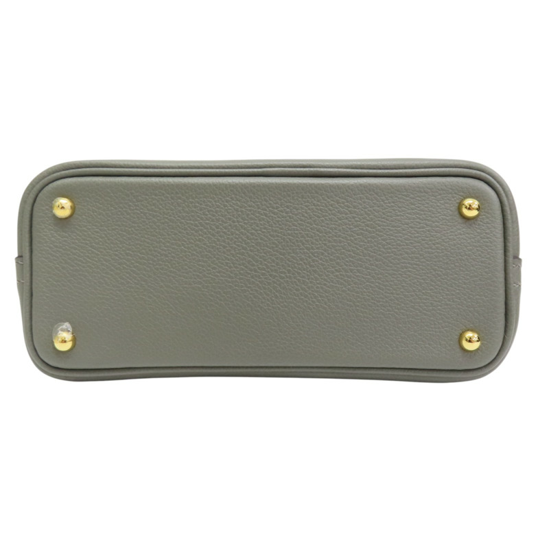 積雨雲灰色 山羊皮 Bolide mini 肩背包 W刻 金釦【HERMES 愛馬仕】 H073444CC-3