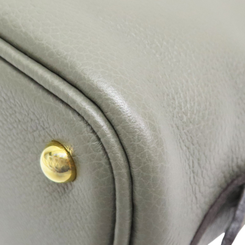 積雨雲灰色 山羊皮 Bolide mini 肩背包 W刻 金釦【HERMES 愛馬仕】 H073444CC-9