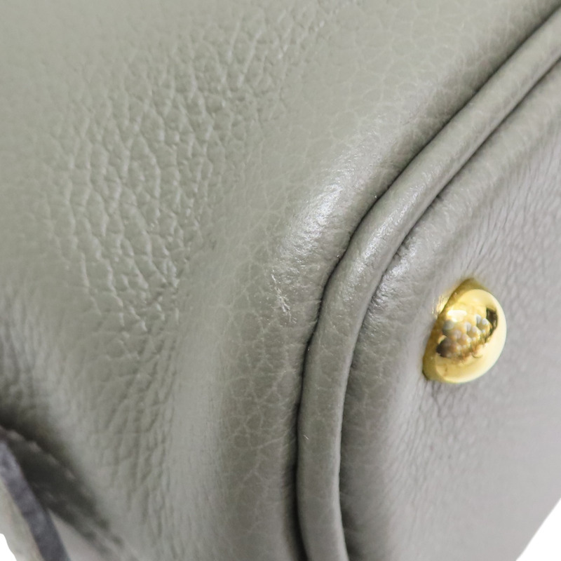 積雨雲灰色 山羊皮 Bolide mini 肩背包 W刻 金釦【HERMES 愛馬仕】 H073444CC-10