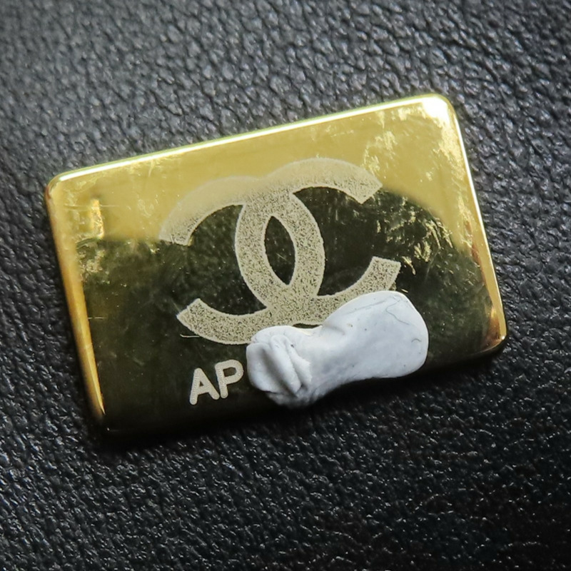 黑色羊皮 Mini 經典手把 口蓋 鍊帶 肩背包 AS2431【CHANEL 香奈兒】 AS2431-9