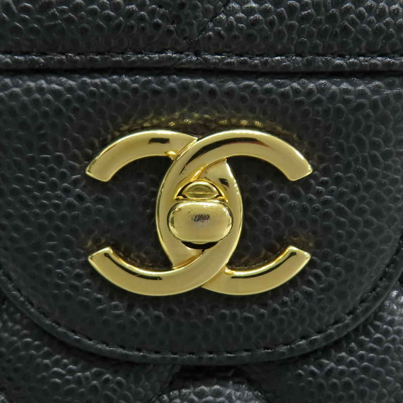 黑色 荔枝紋 牛皮 COCO Jumbo 30 肩背包 無卡【CHANEL 香奈兒】 A58600-7