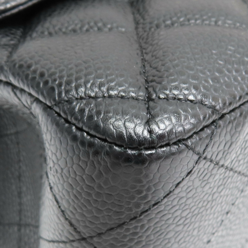 黑色 荔枝紋 牛皮 COCO Jumbo 30 肩背包 無卡【CHANEL 香奈兒】 A58600-11