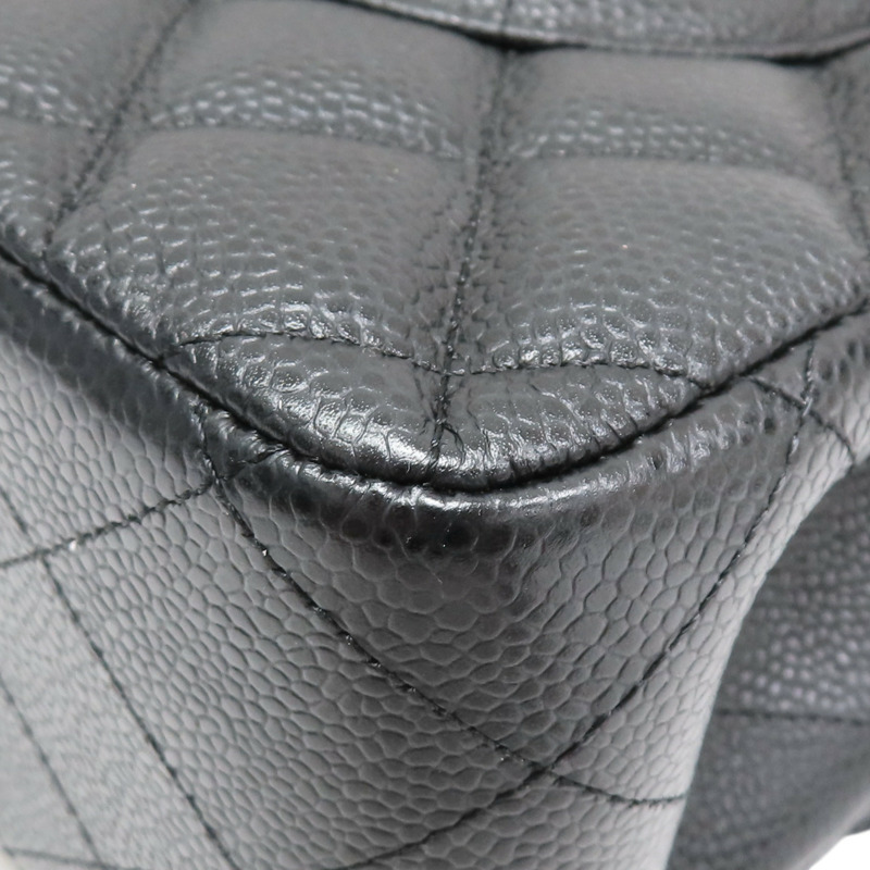 黑色 荔枝紋 牛皮 COCO Jumbo 30 肩背包 無卡【CHANEL 香奈兒】 A58600-14