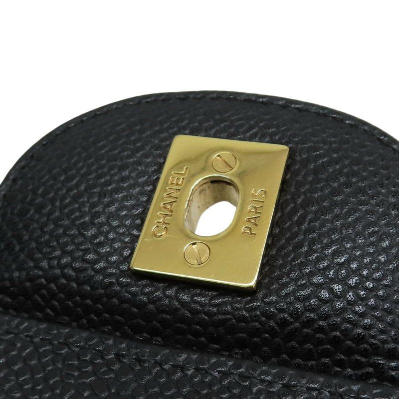 黑色 荔枝紋 牛皮 COCO Jumbo 30 肩背包 無卡【CHANEL 香奈兒】 A58600-15