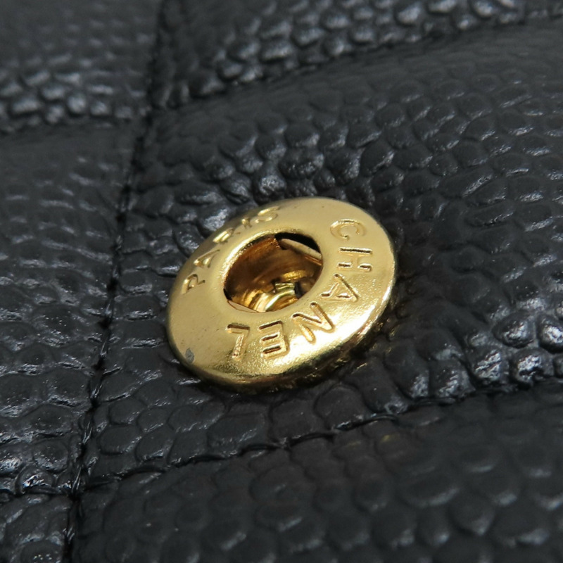 黑色 荔枝紋 牛皮 COCO Jumbo 30 肩背包 無卡【CHANEL 香奈兒】 A58600-16