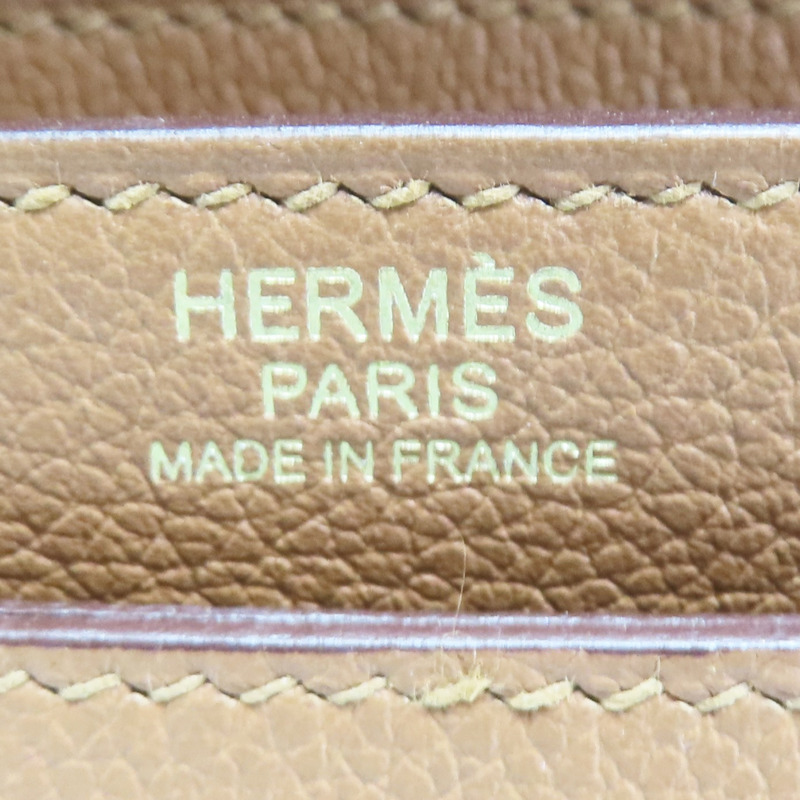 金棕色 Evercolor牛皮 D刻 金釦【HERMES 愛馬仕】-6