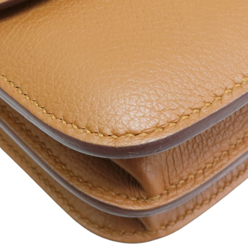 金棕色 Evercolor牛皮 D刻 金釦【HERMES 愛馬仕】-9
