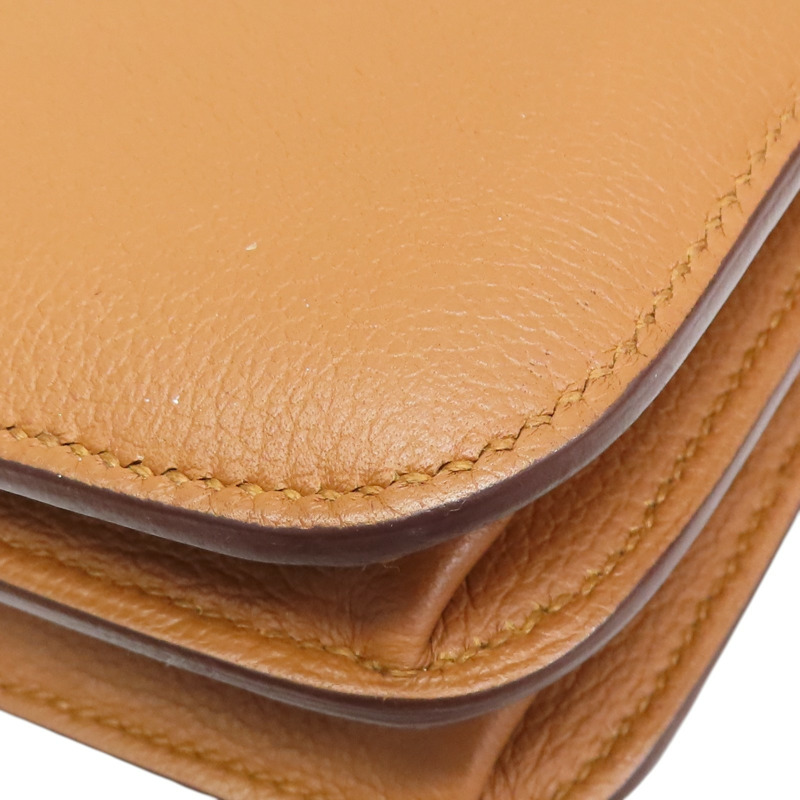 金棕色 Evercolor牛皮 D刻 金釦【HERMES 愛馬仕】-12