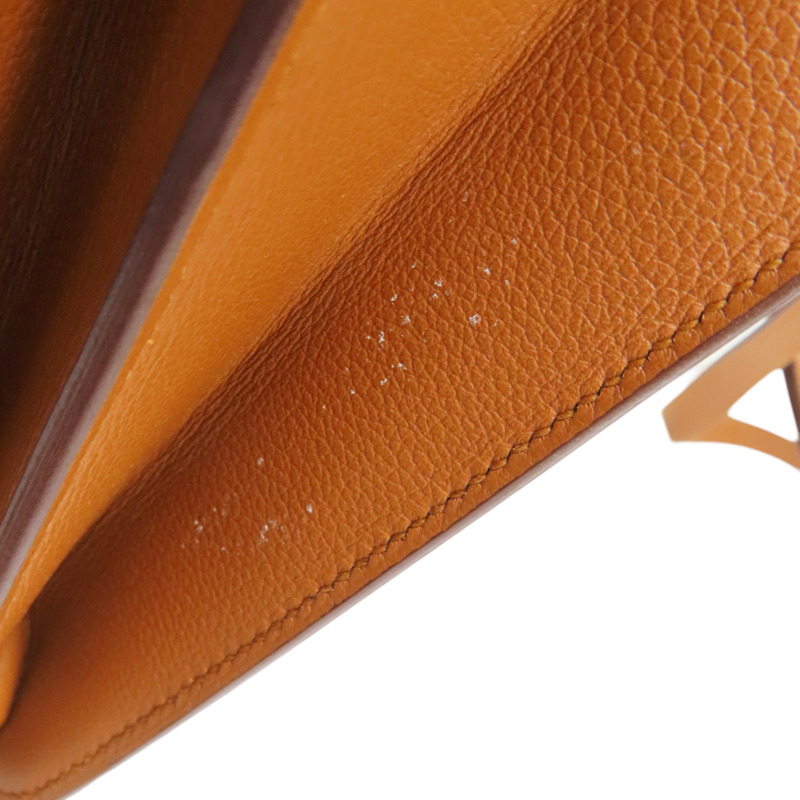 金棕色 Evercolor牛皮 D刻 金釦【HERMES 愛馬仕】-14