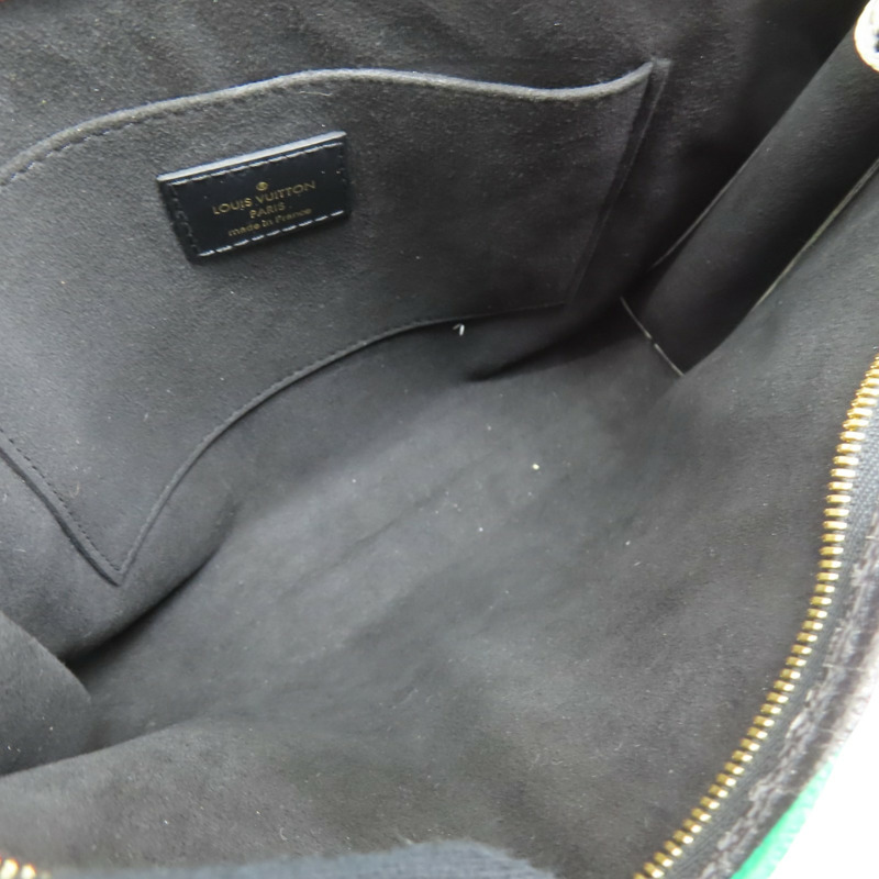 藍/綠色 帆布 Poche Toilette 26 手拿包 M51231【LOUIS VUITTON LV 路易威登】 M51231-4