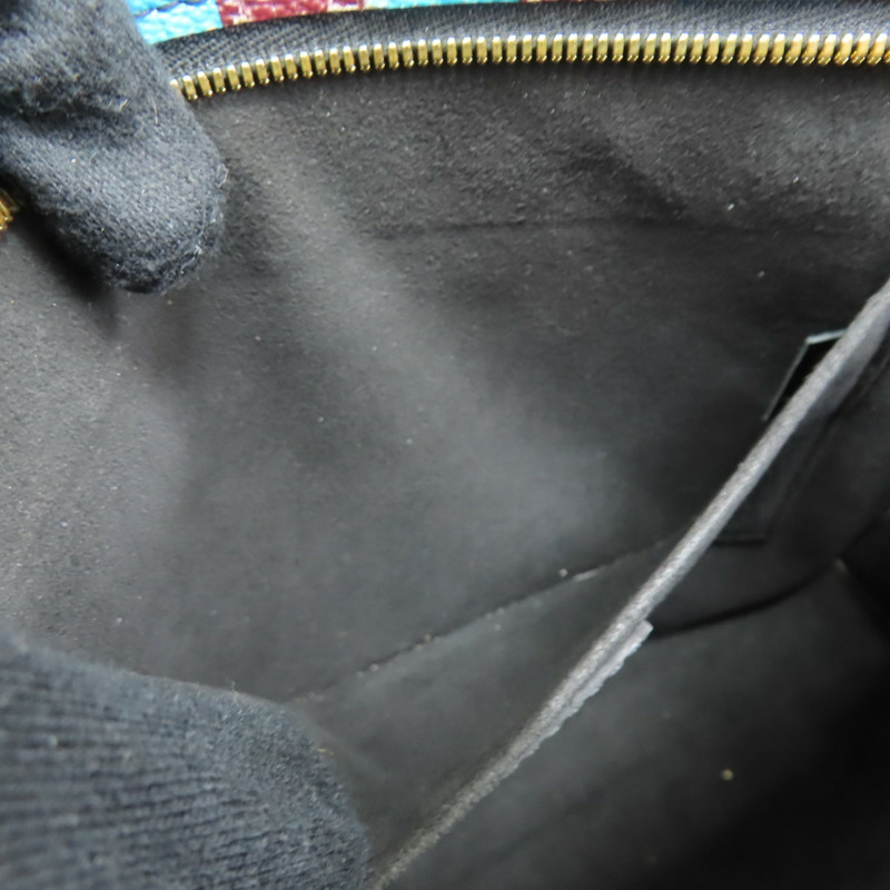 藍/綠色 帆布 Poche Toilette 26 手拿包 M51231【LOUIS VUITTON LV 路易威登】 M51231-5