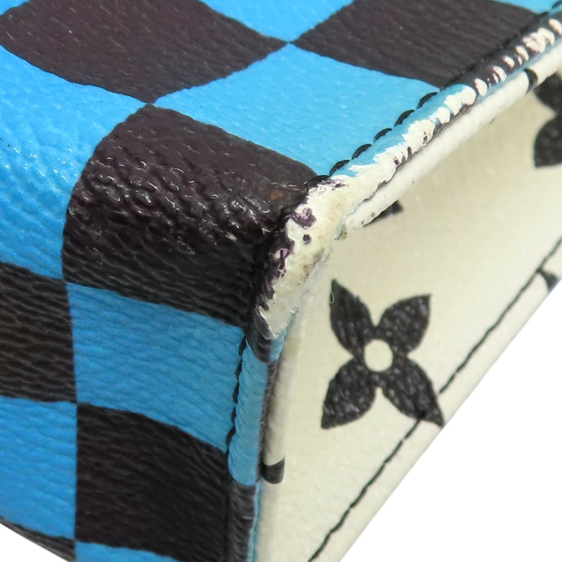 藍/綠色 帆布 Poche Toilette 26 手拿包 M51231【LOUIS VUITTON LV 路易威登】 M51231-9