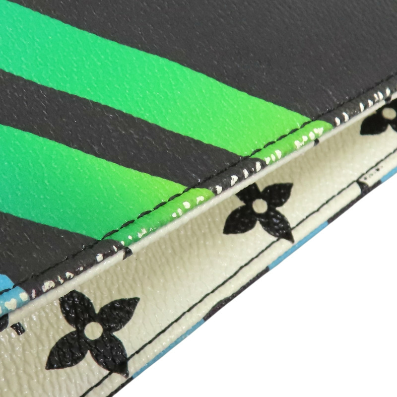 藍/綠色 帆布 Poche Toilette 26 手拿包 M51231【LOUIS VUITTON LV 路易威登】 M51231-13