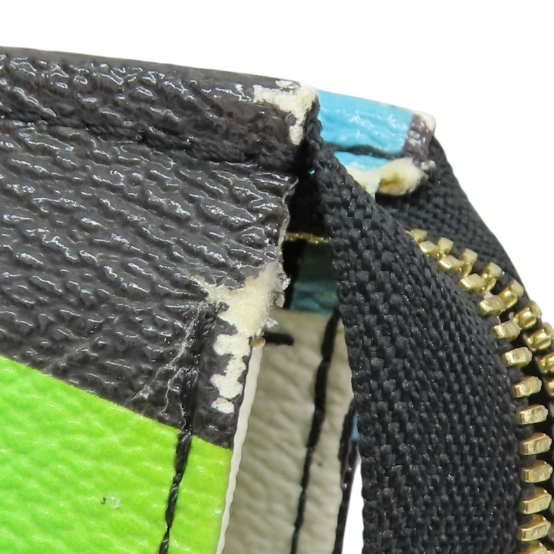 藍/綠色 帆布 Poche Toilette 26 手拿包 M51231【LOUIS VUITTON LV 路易威登】 M51231-18