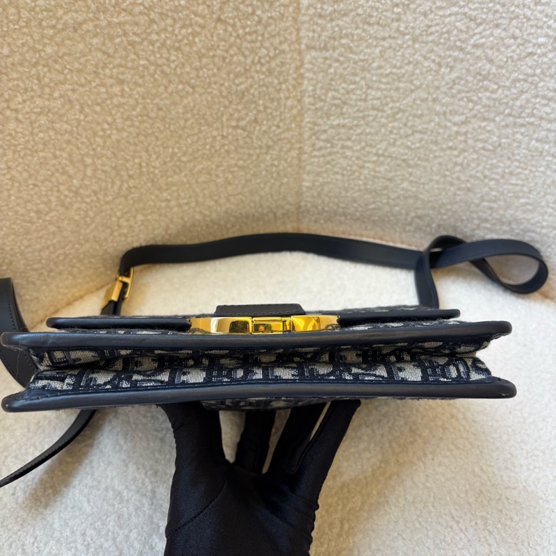 DIOR 迪奧 30 Montaigne Oblique 老花刺繡滿印-3