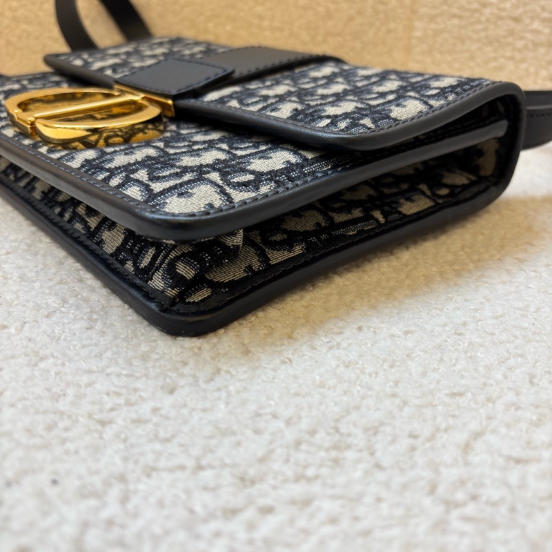 DIOR 迪奧 30 Montaigne Oblique 老花刺繡滿印-4