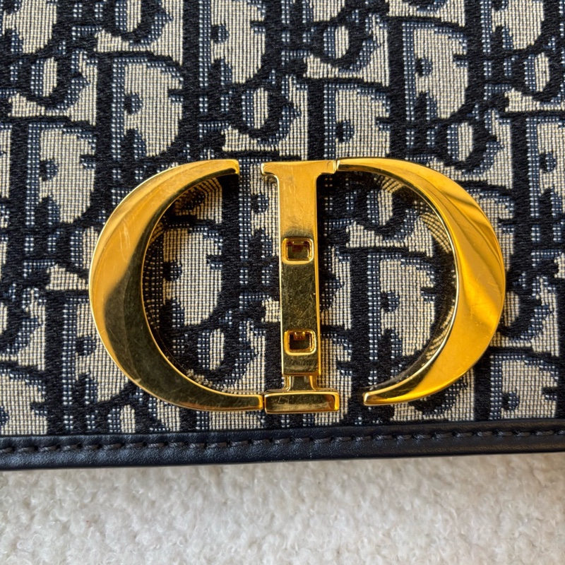 DIOR 迪奧 30 Montaigne Oblique 老花刺繡滿印-8