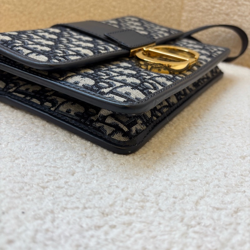 DIOR 迪奧 30 Montaigne Oblique 老花刺繡滿印-12