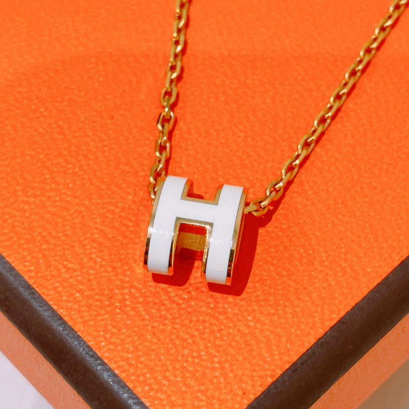 TK1960 Hermes 愛馬仕迷你H字項鍊 Mini Pop H Necklace-7